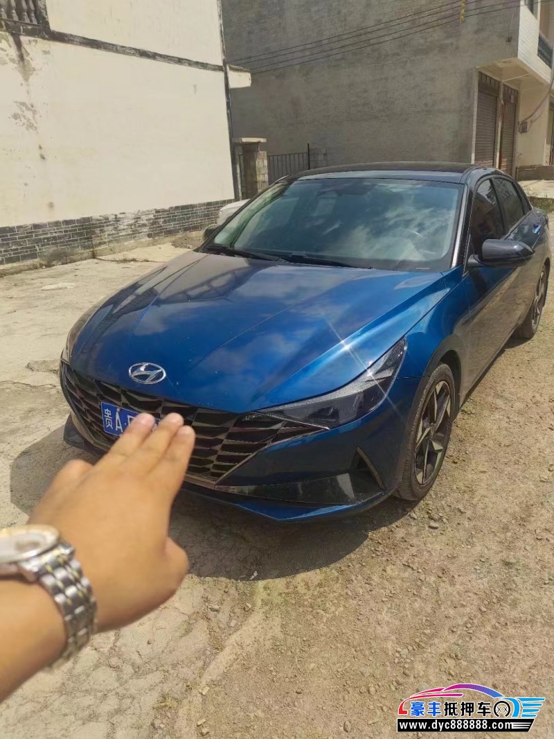 21年现代伊兰特轿车抵押车出售