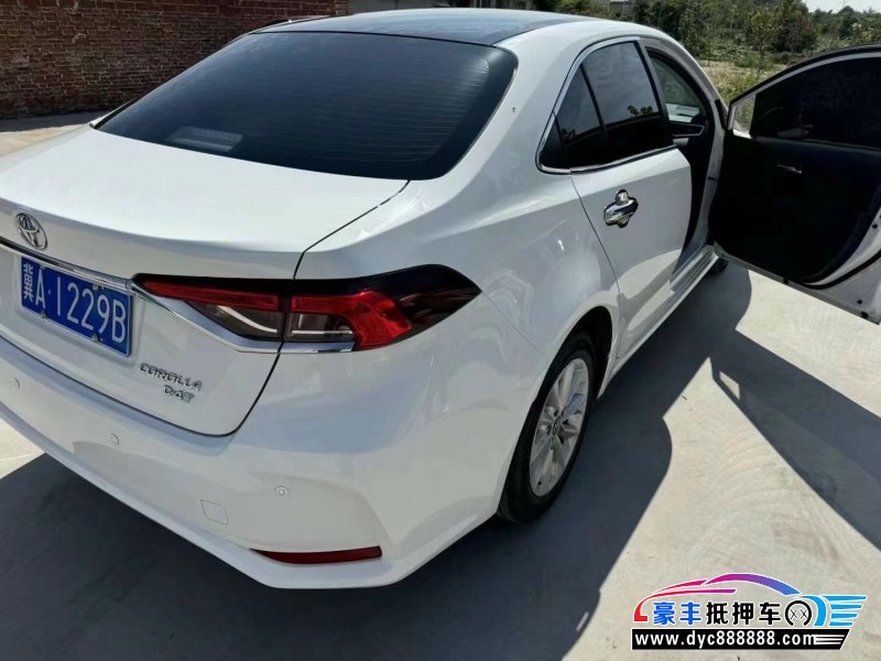 23年丰田卡罗拉轿车抵押车出售