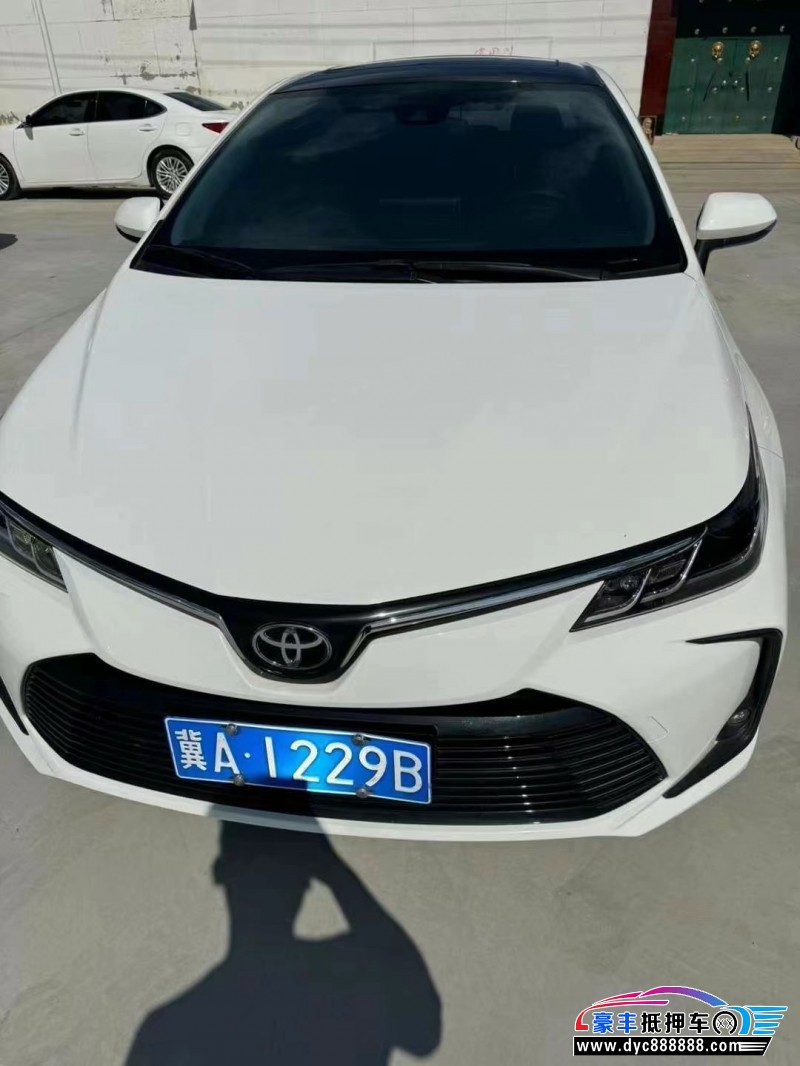 23年丰田卡罗拉轿车抵押车出售