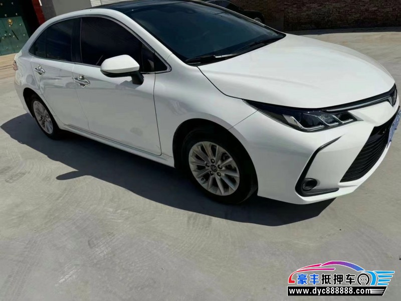 23年丰田卡罗拉轿车抵押车出售
