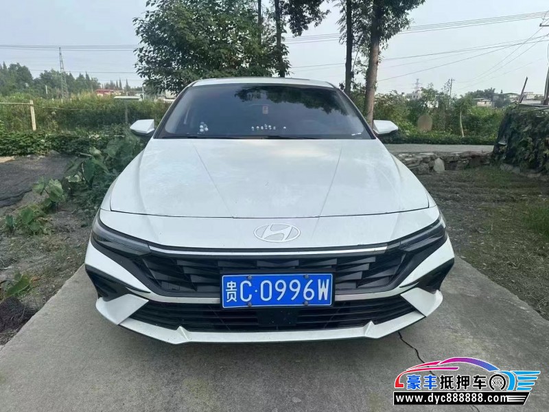 23年现代伊兰特轿车抵押车出售