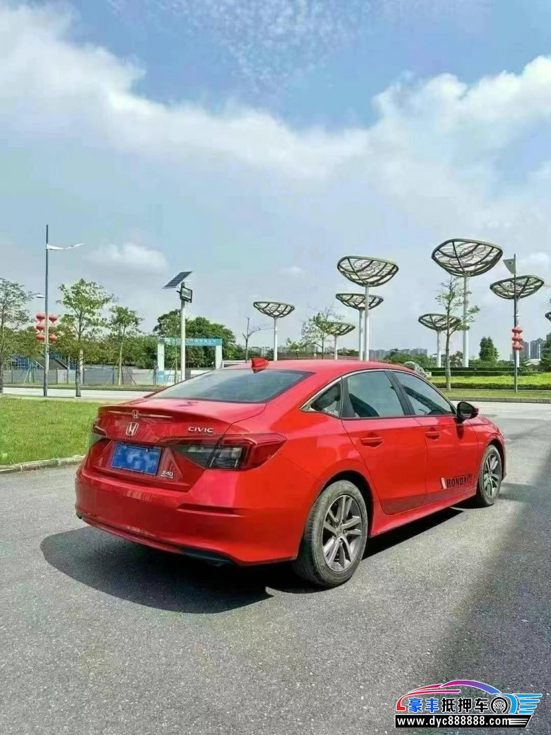 22年本田思域轿车抵押车出售