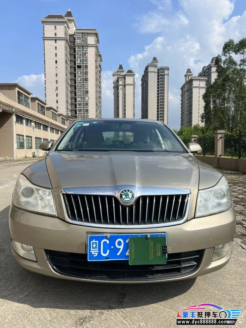 12年斯柯达明锐轿车抵押车出售