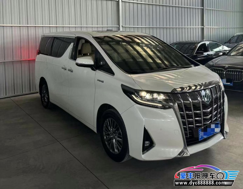 21年丰田埃尔法轿车抵押车出售