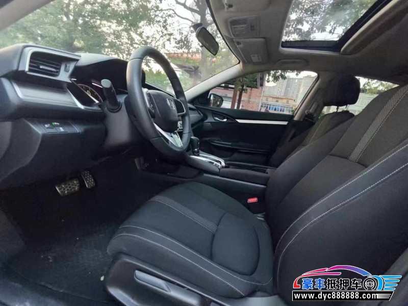 22年本田思域轿车抵押车出售