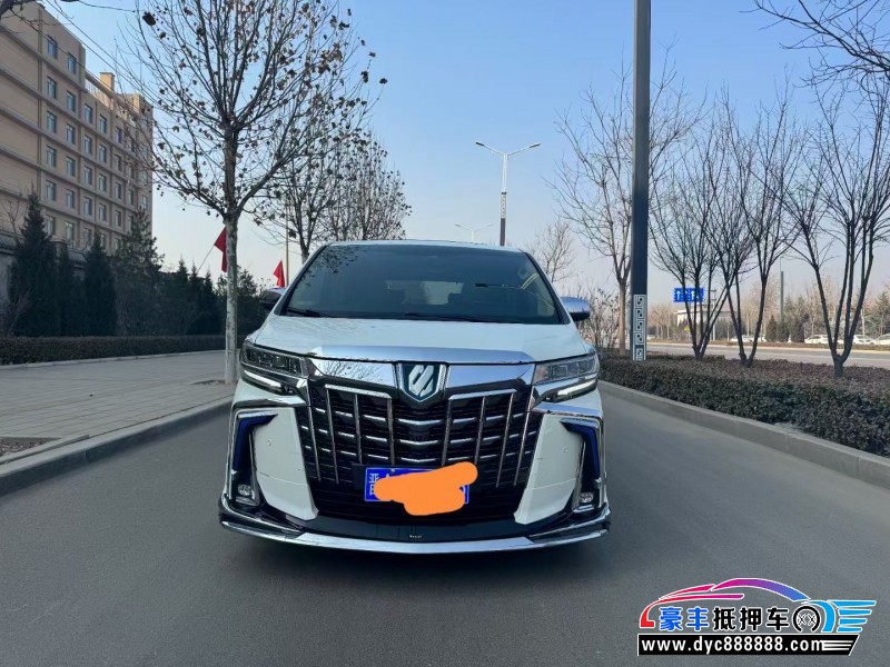 18年丰田埃尔法轿车抵押车出售