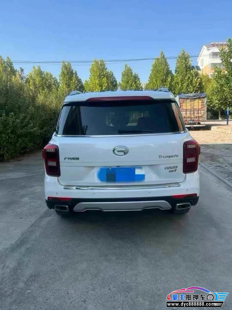 17年传祺GS8轿车抵押车出售