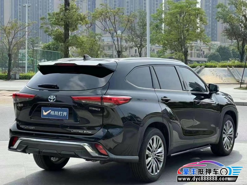 22年丰田汉兰达轿车抵押车出售