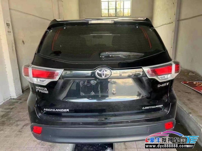 17年丰田汉兰达轿车抵押车出售