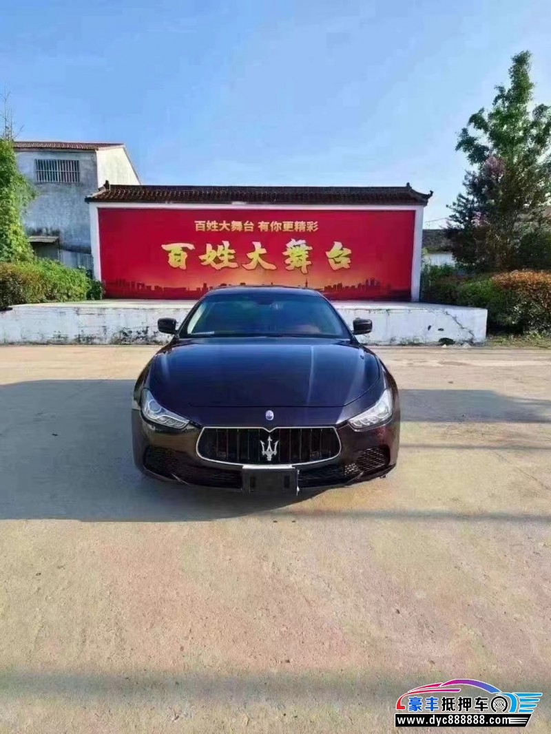 15年玛莎拉蒂Ghibli轿车抵押车出售