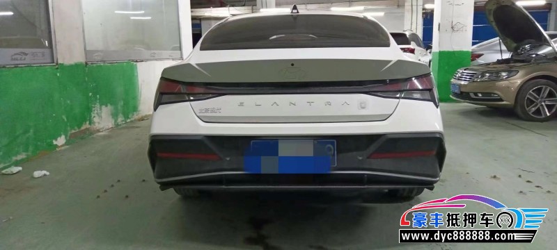 24年现代伊兰特轿车抵押车出售