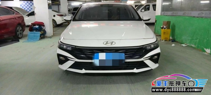 24年现代伊兰特轿车抵押车出售