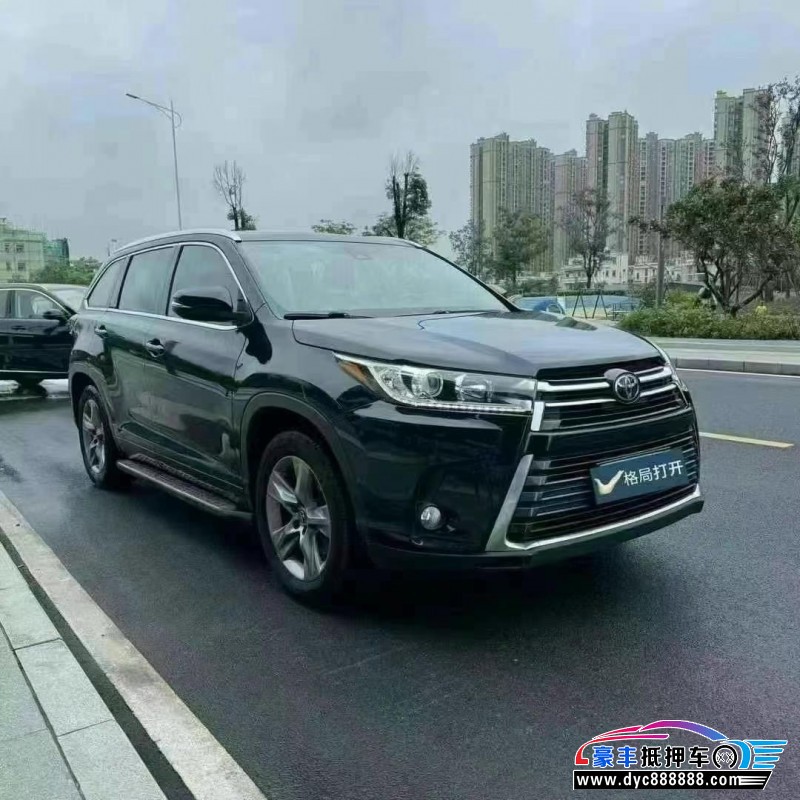 18年丰田汉兰达轿车抵押车出售