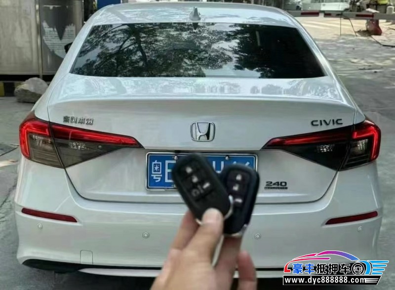 24年本田思域轿车抵押车出售