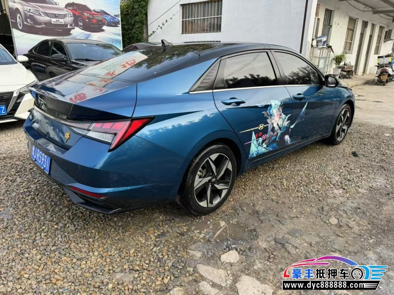 21年现代伊兰特轿车抵押车出售