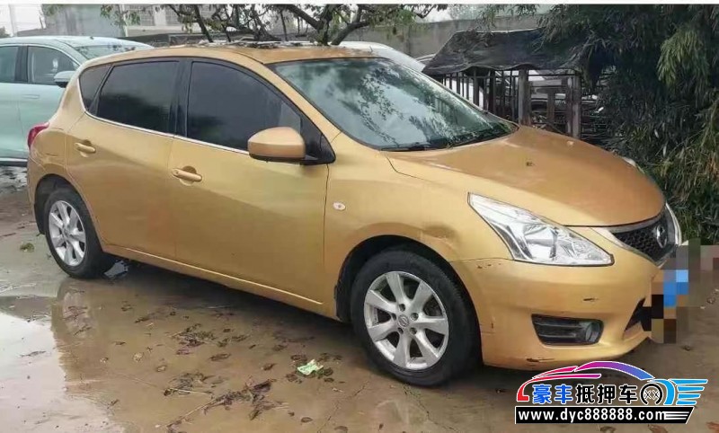 12年日产骐达轿车抵押车出售