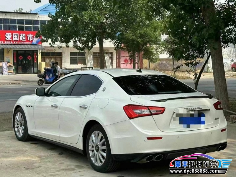 17年玛莎拉蒂Ghibli轿车抵押车出售