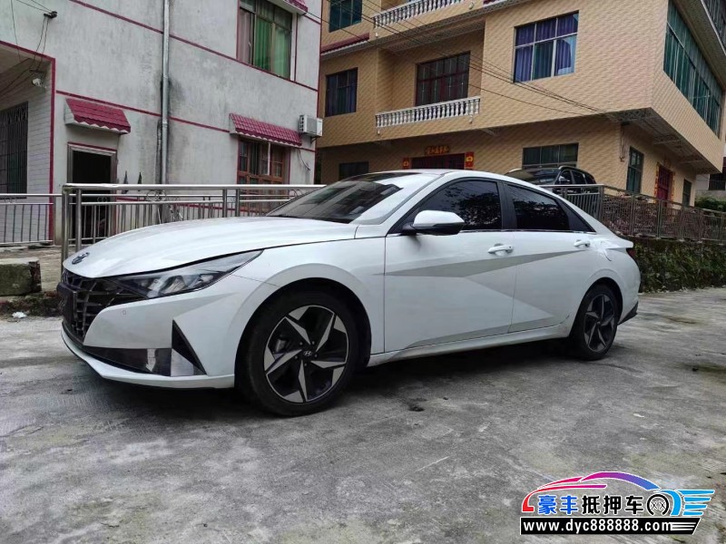 22年现代伊兰特轿车抵押车出售