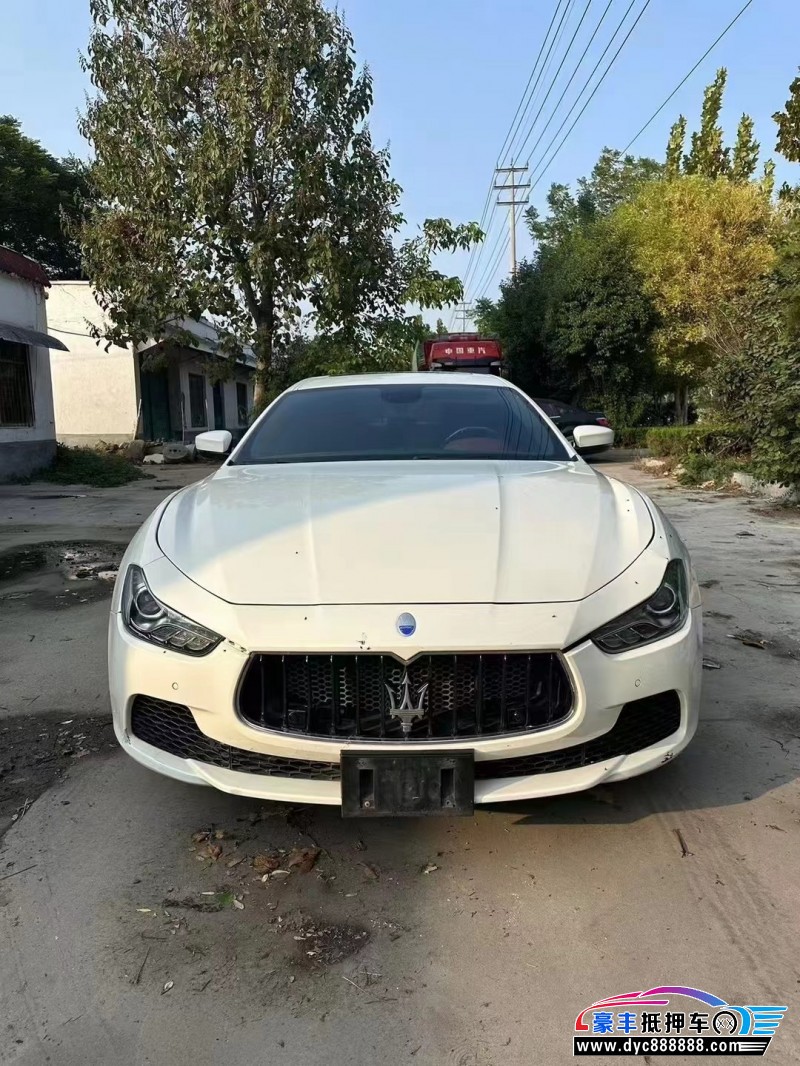 17年玛莎拉蒂Ghibli轿车抵押车出售