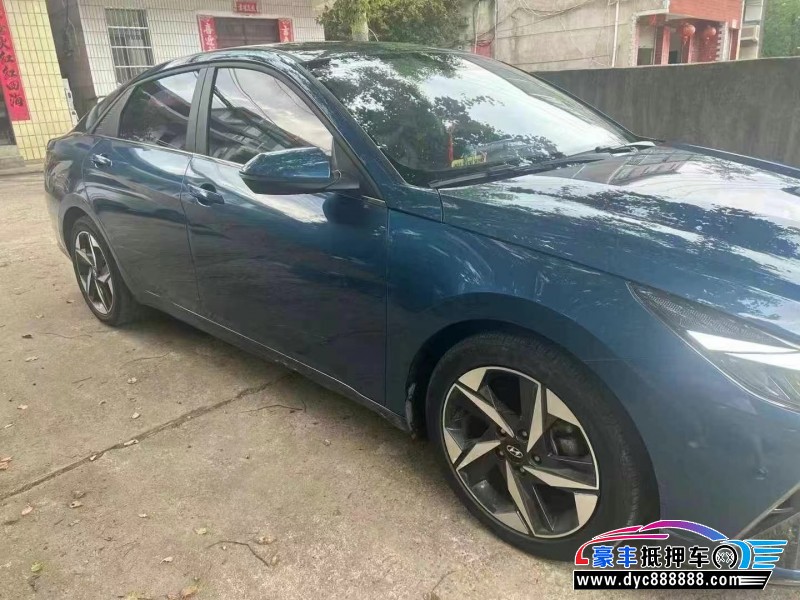 23年现代伊兰特轿车抵押车出售