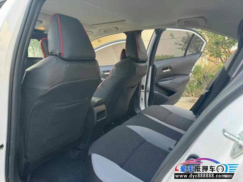 23年丰田卡罗拉轿车抵押车出售