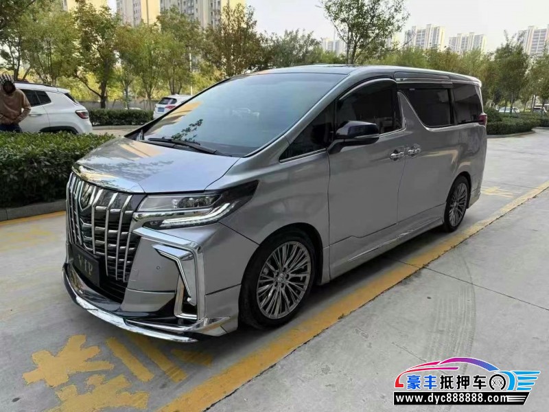 19年丰田埃尔法轿车抵押车出售