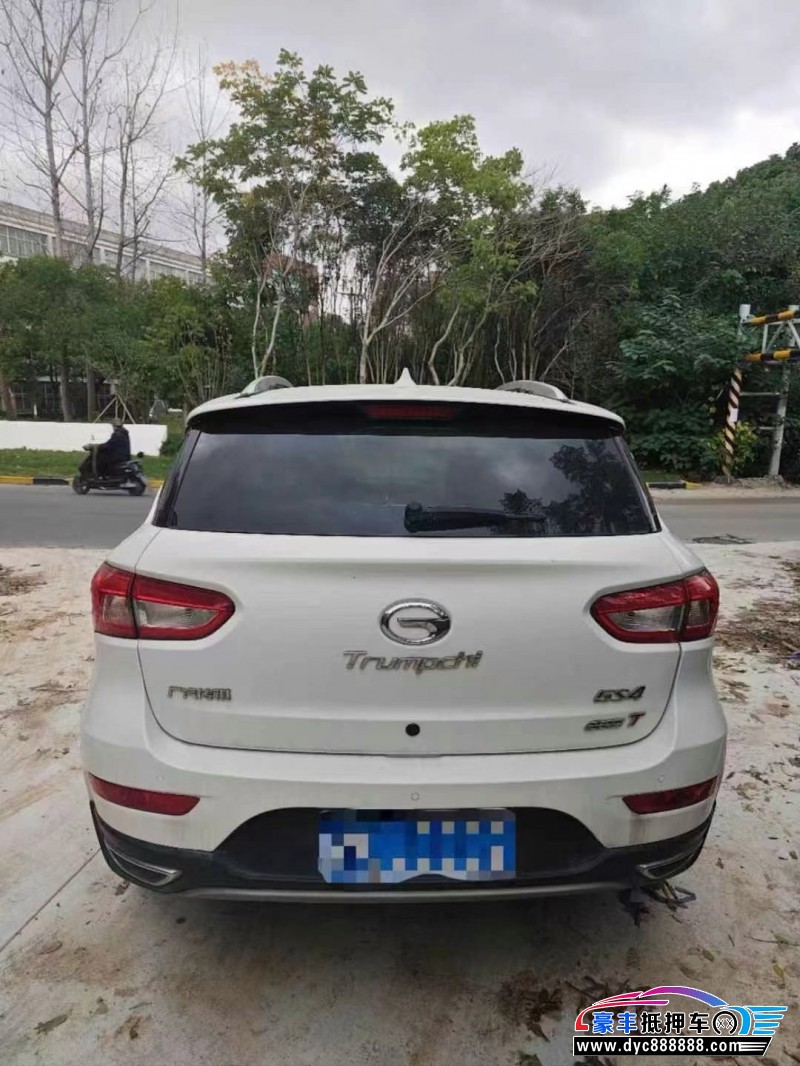 17年传祺GS4轿车抵押车出售