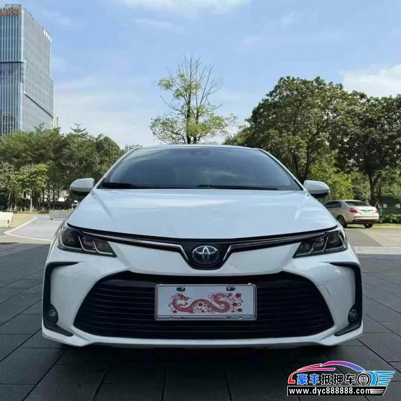 19年丰田卡罗拉轿车抵押车出售