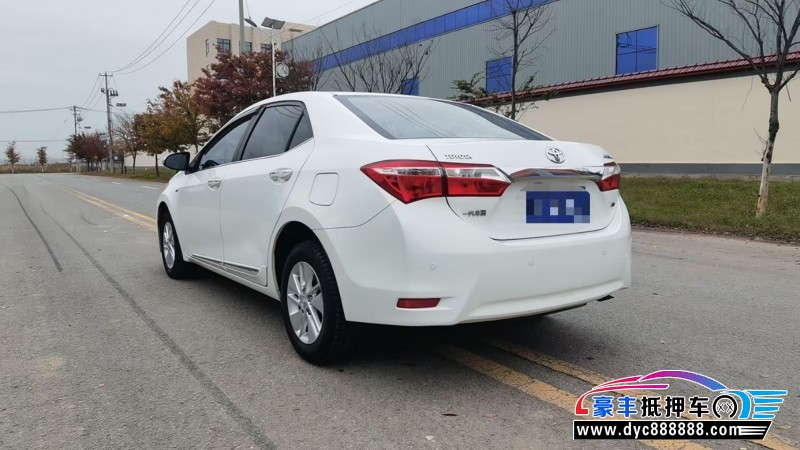 16年丰田卡罗拉轿车抵押车出售