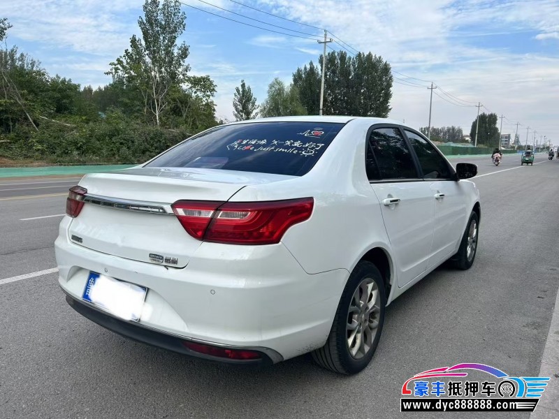 19年吉利帝豪轿车抵押车出售