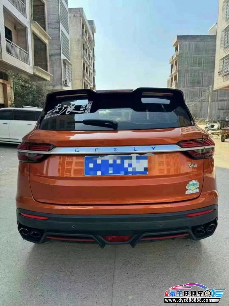 20年吉利缤越轿车抵押车出售