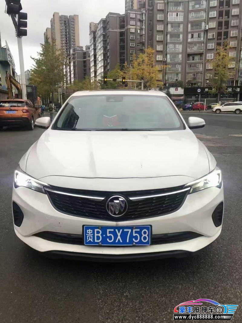 22年别克威朗轿车抵押车出售