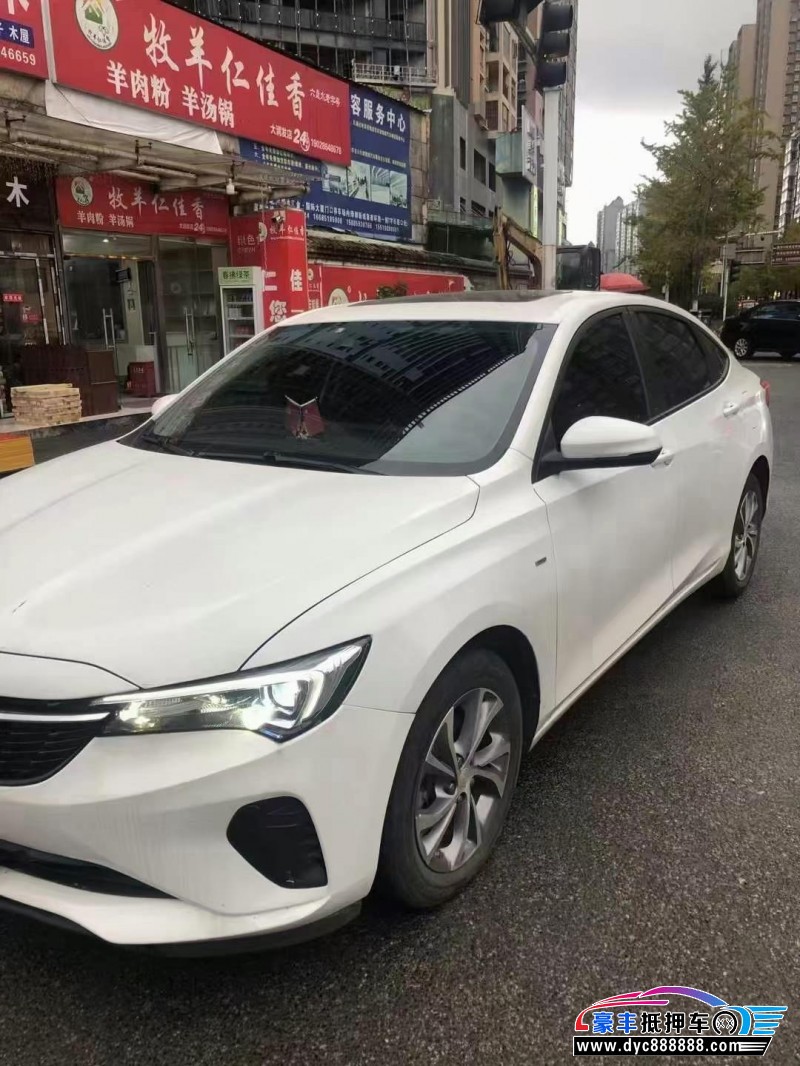 22年别克威朗轿车抵押车出售