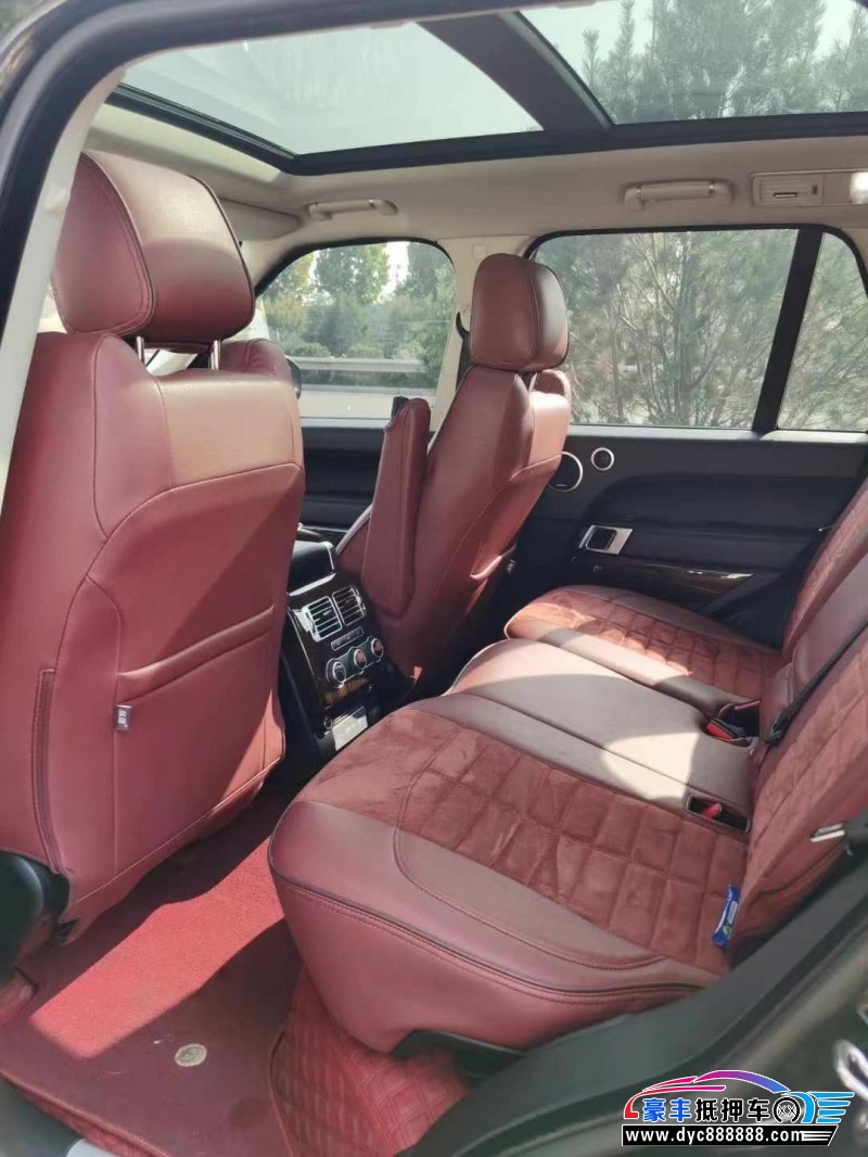 18年路虎揽胜行政SUV抵押车出售