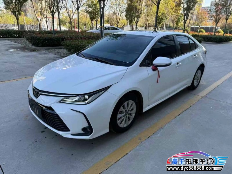 23年丰田卡罗拉轿车抵押车出售