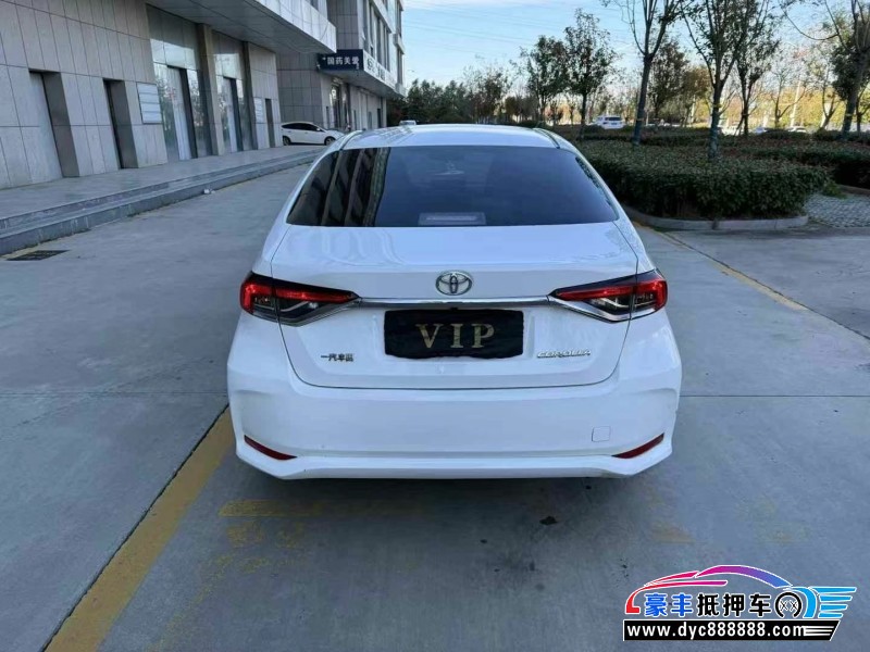 23年丰田卡罗拉轿车抵押车出售