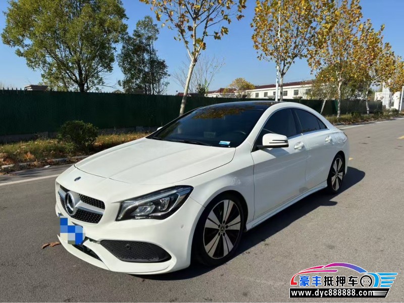 18年奔驰CLA轿车抵押车出售