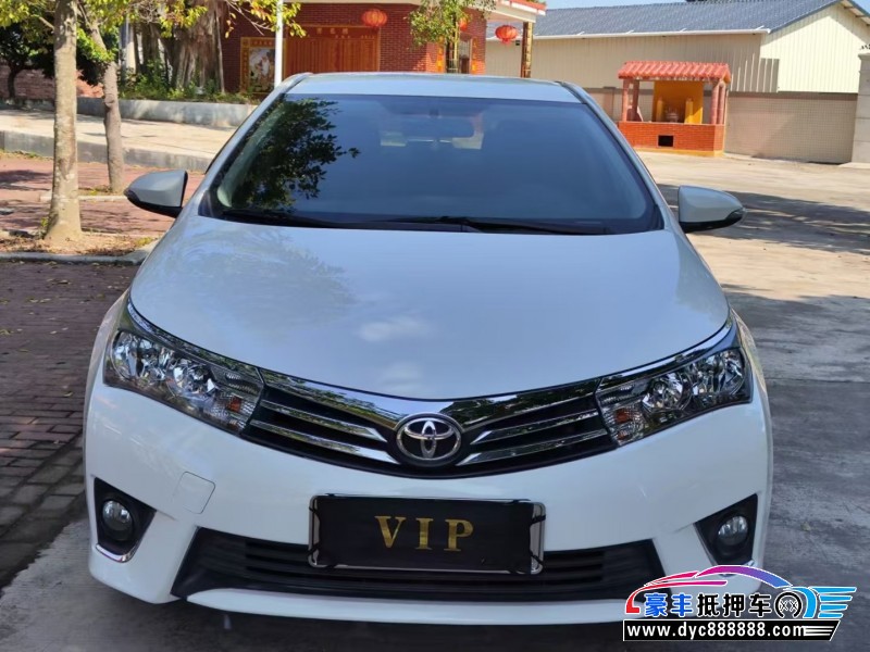 16年丰田卡罗拉轿车抵押车出售