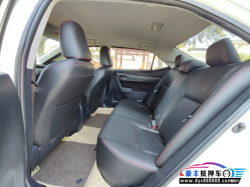 16年丰田卡罗拉轿车抵押车出售