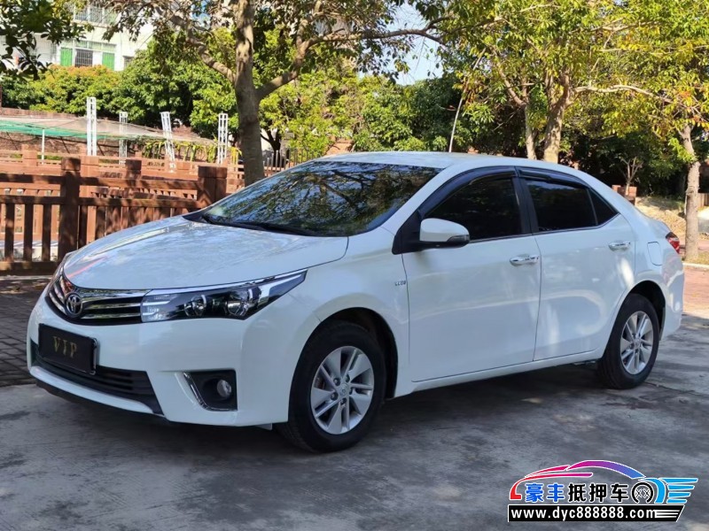 16年丰田卡罗拉轿车抵押车出售