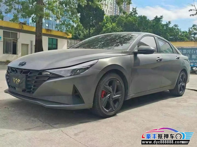 23年现代伊兰特轿车抵押车出售