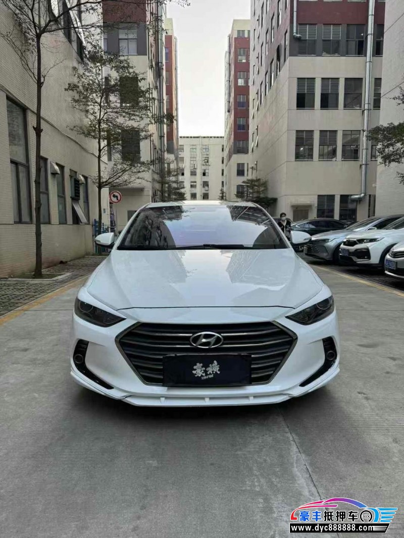 18年现代领动轿车抵押车出售