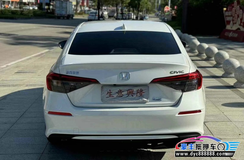 23年本田思域轿车抵押车出售