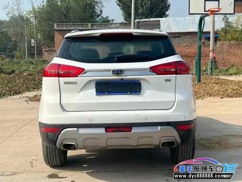 18年吉利博越轿车抵押车出售