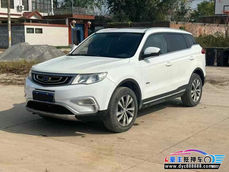 18年吉利博越轿车抵押车出售