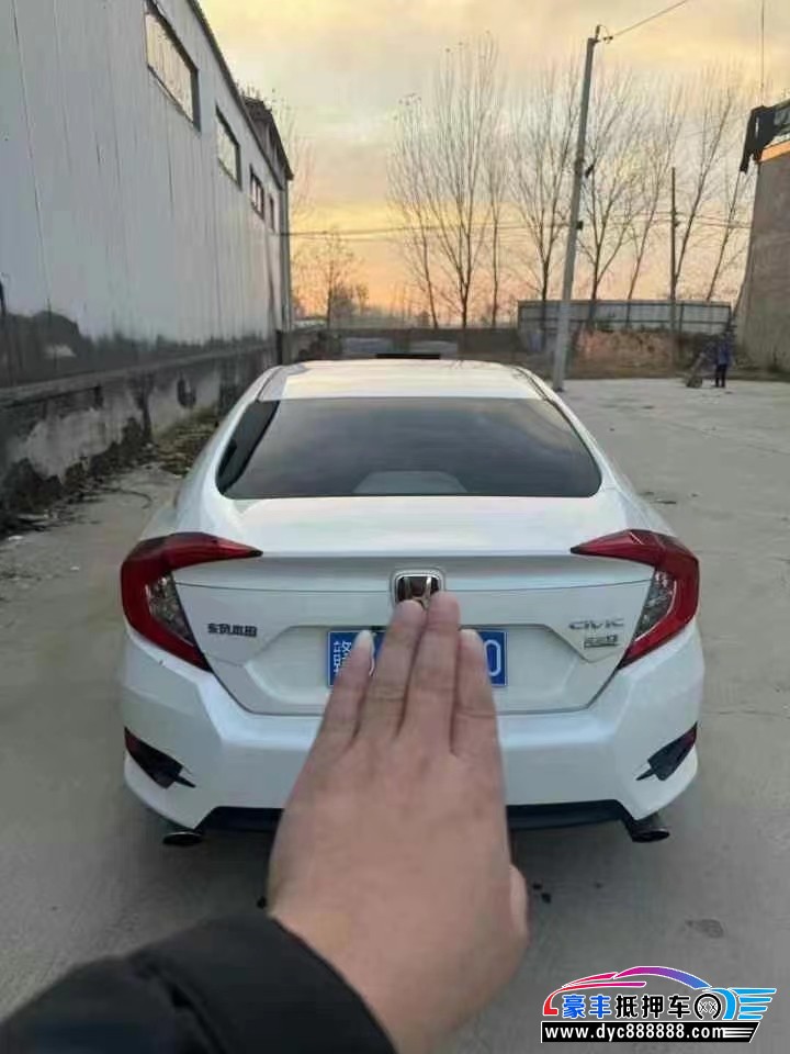 18年本田思域轿车抵押车出售