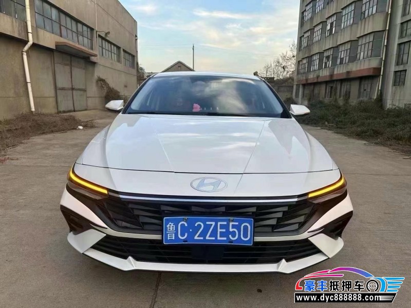 24年现代伊兰特轿车抵押车出售