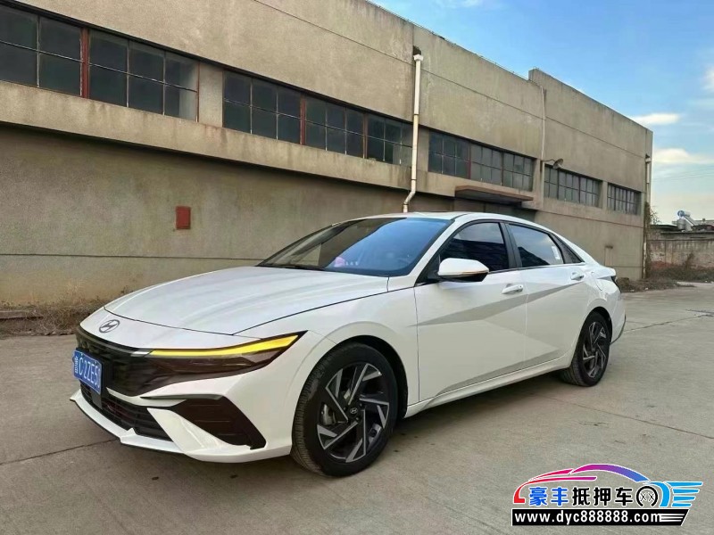 24年现代伊兰特轿车抵押车出售