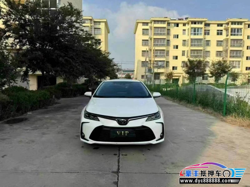 22年丰田卡罗拉轿车抵押车出售