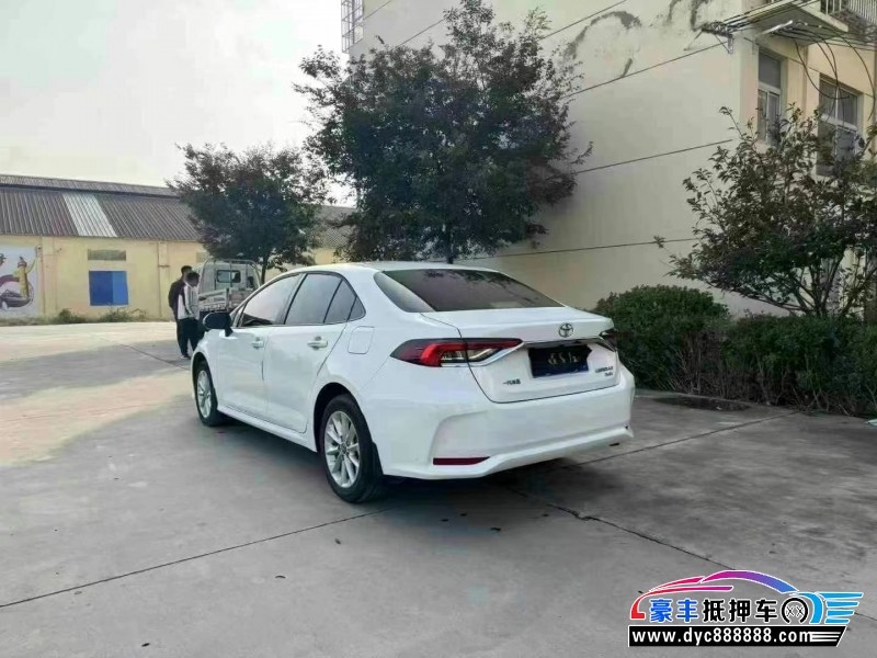 22年丰田卡罗拉轿车抵押车出售